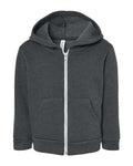 BELLA + CANVAS Toddler Sponge Fleece Full-Zip Hoodie Sweatshirt 3739T