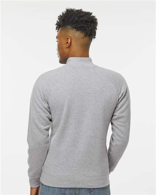 J. America Men's Triblend Quarter-Zip Sweatshirt 8869