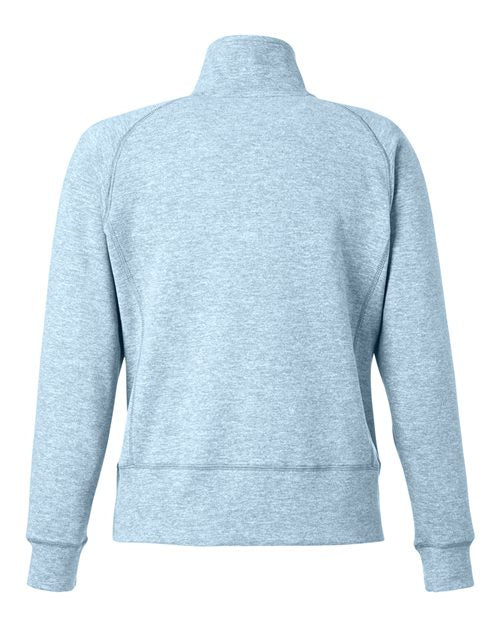 J. America Women's Electric Fleece Quarter-Zip Sweatshirt 8743