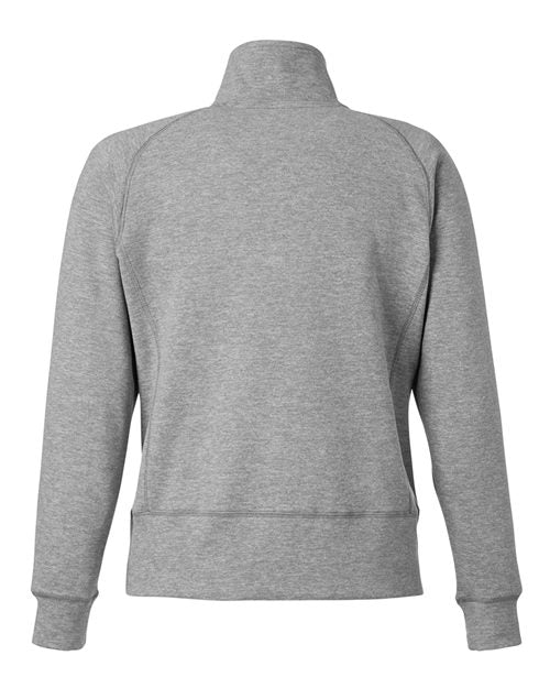 J. America Women's Electric Fleece Quarter-Zip Sweatshirt 8743