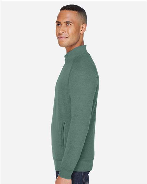 J. America Men's Triblend Quarter-Zip Sweatshirt 8869