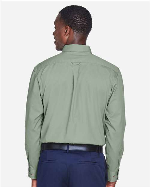 Harriton Men's Easy Blend™ Twill Shirt M500