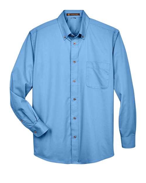 HEIN Harriton Men's Easy Blend™ Twill Shirt M500