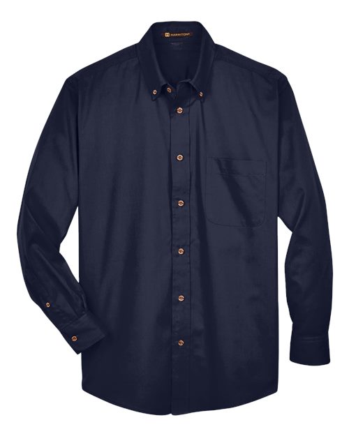 HEIN Harriton Men's Easy Blend™ Twill Shirt M500