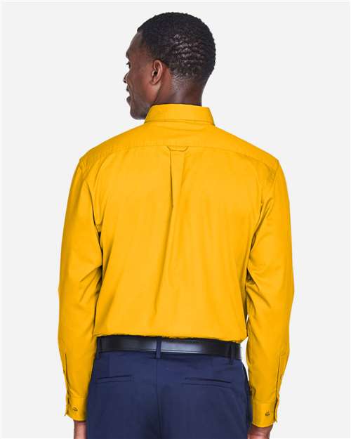 Harriton Men's Easy Blend™ Twill Shirt M500