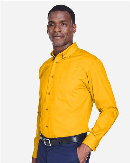 Harriton Men's Easy Blend™ Twill Shirt M500