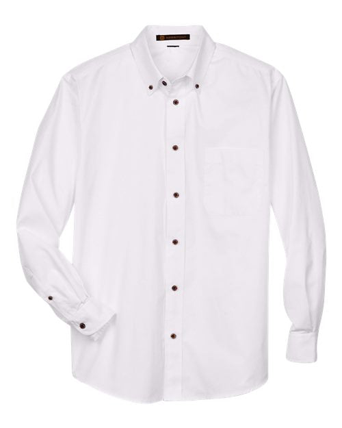 HEIN Harriton Men's Easy Blend™ Twill Shirt M500