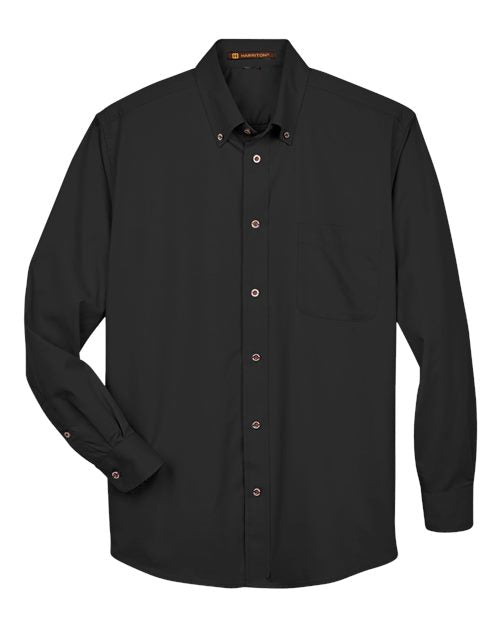 Harriton Men's Tall Easy Blend™ Twill Dress Shirt M500T