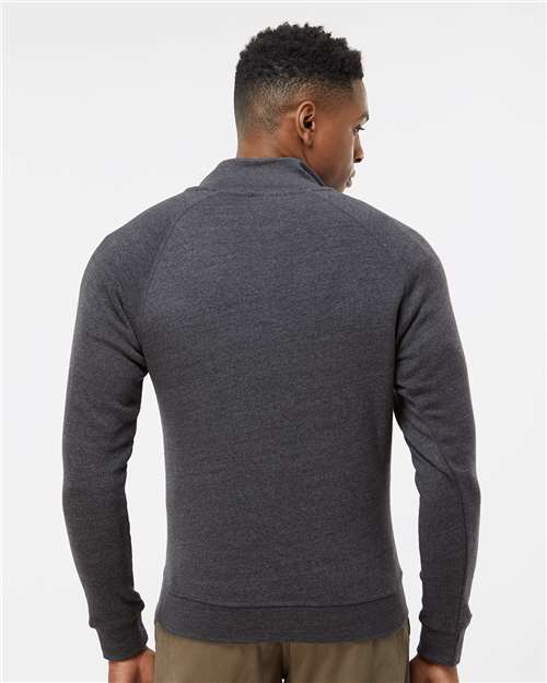 J. America Men's Triblend Quarter-Zip Sweatshirt 8869