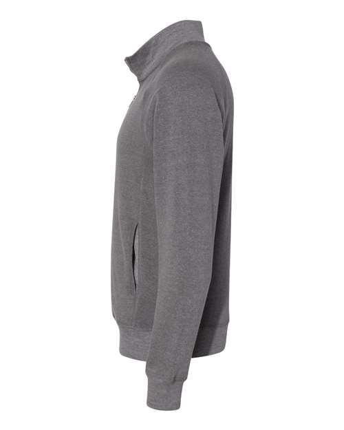 J. America Men's Triblend Quarter-Zip Sweatshirt 8869