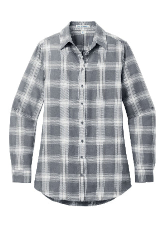 Port Authority Women's Plaid Flannel Tunic . LW668
