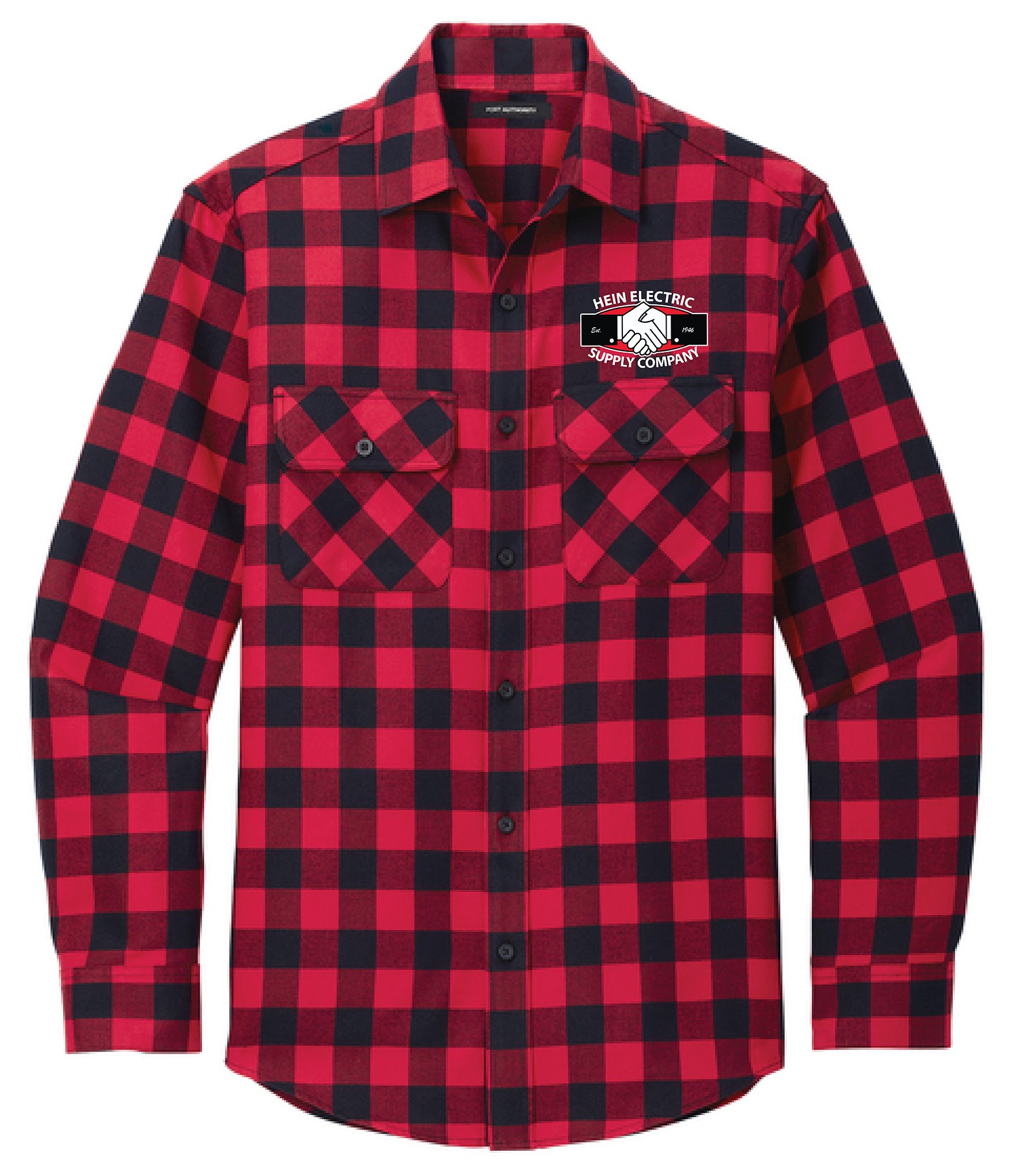HEIN Port Authority Plaid Flannel Shirt. W668
