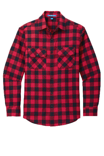Port Authority Plaid Flannel Shirt. W668
