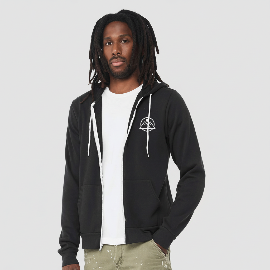 Fashion Fit Embroidered Full Zip Sweatshirt